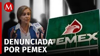 AMLO critica las declaraciones de María Amparo Casar sobre denuncia por Pemex [upl. by Ibbor]