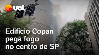 Incêndio no Edifício Copan Bombeiros são mobilizados para conter fogo veja vídeos [upl. by Ferdinana910]