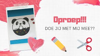 ★ OPROEP DOE JIJ MET MIJ MEE ★ DIY Knutselen amp tekenen Nederlands [upl. by Yeleek722]