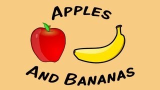 Apples And Bananas singalong song for children [upl. by Marni]