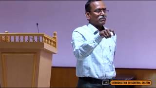 Lecture 1 Introduction to Control System by Ananda Natarajan [upl. by Nwahsuq883]