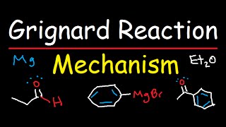 Grignard Reagent Synthesis Reaction Mechanism  Organic Chemistry [upl. by Irahc112]