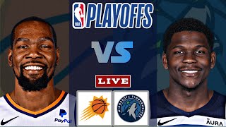 PHOENIX SUNS vs MINNESOTA TIMBERWOLVES  NBA Playoffs Live Scoreboard [upl. by Aicele]