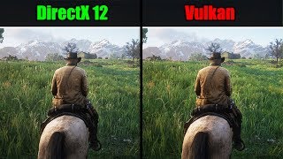 Red Dead Redemption 2  DirectX 12 vs Vulkan Graphics amp FPS Comparison [upl. by Steffane]