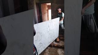 Big slap ka marble floor cutting SumaArt009 marbletileflooring marblefloordesign art marble [upl. by Nyvar]