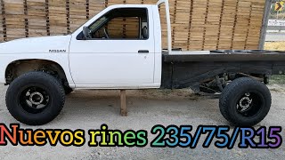 Rines nuevos para la nissan d21 con llantas 23575R15quot [upl. by Ahselrak]