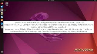 How to install Clang LLVM 16 from Zip Archive precompiled binaries on Ubuntu 2204 LTS  CC [upl. by Melody]