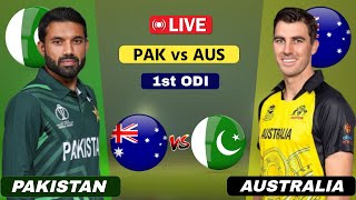 Pakistan vs Australia Live  1st ODI  PAK vs AUS Live  Scores amp Commentary [upl. by Flori]