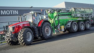 MOTIN  Épandage de lisiermanure avec une tonne JOSKIN 26000 [upl. by Lucchesi86]