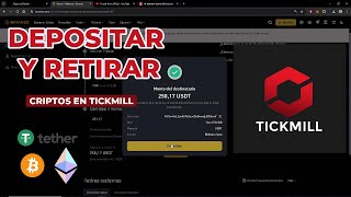 COMO DEPOSITAR Y RETIRAR CRIPTOS EN TICKMILL USANDO BINANCE [upl. by Eerak]