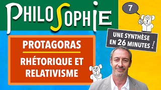 Philosophie UReP 7 — PROTAGORAS  rhétorique et relativisme les Sophistes [upl. by Omsare30]