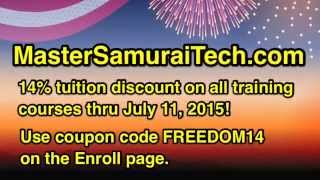 Learn Appliance Repair Online at the Samurai Tech Academy  Limited Time Tuition Discount [upl. by Leaper]