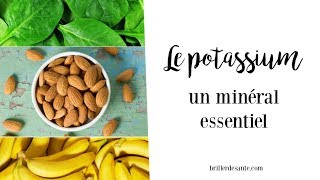 Le POTASSIUM un minéral essentiel [upl. by Sherard]