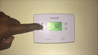 How To Easily Program a Honeywell Thermostat [upl. by Lanni]