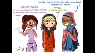 Miraculous Ladybug Comic Dub  Pajama Day [upl. by Alrep632]