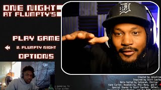 CoryxKenshin Reaction VideoFLUMPTY CLOWNS amp SCREAMS OH MY One Night at Flumptys 3 [upl. by Einnal]