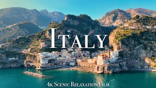 Italy 4K  Scenic Relaxation Film With Uplifting Music [upl. by Nibas]