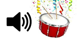 Drum Roll Ending Celebration  Sound Effect  ProSounds [upl. by Teilo]