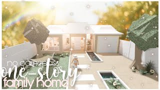 BLOXBURG Onestory Family Home  NO GAMEPASS house build ♡ [upl. by Enyad]