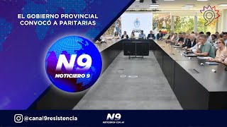 EL GOBIERNO PROVINCIAL CONVOCÓ A PARITARIAS  NOTICIERO 9 [upl. by Sheeree]