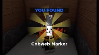 How to get COBWEB marker in FIND THE MARKERS Roblox  UPDATED 2024 [upl. by Orestes]