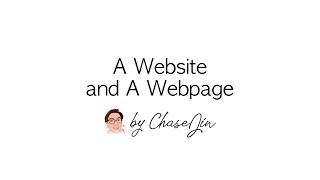 Difference Between A Website and A Webpage [upl. by Enelime]