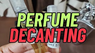 How To Decant Perfumes  Perfume Decanting Secrets Unveiled [upl. by Mou]