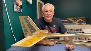 Carl Goldberg Tiger 2 build Part 8 Tail Surface Completion Oops [upl. by Yenobe]