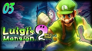 Luigi Mansion 2 HD Game Playthrough  Chapter 3 Clockwork Tower  Showtime Boss [upl. by Ayana]