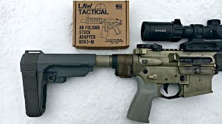 Install Law Tactical Folding Stock Adapter Gen3 [upl. by Casady]