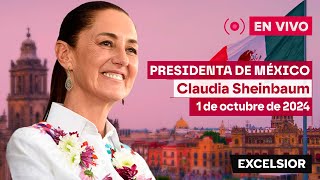 Claudia Sheinbaum toma de protesta de la primera presidenta de México  EN VIVO [upl. by Suinuj397]