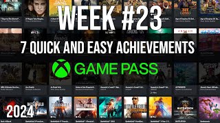 7 Quick and Easy Game Pass Achievements  Week 23  Save Humanity [upl. by Ursala866]