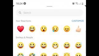 Change your emoticon tapback reactions on Facebook Messenger [upl. by Eldrida]