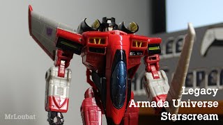 Transformers Legacy Armada Universe Starscream  MrLoubat Review No 28 [upl. by Orabelle59]