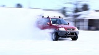 CRV H2B winter drift video [upl. by Beauvais]