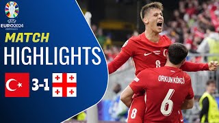 Turkiye vs Georgia  31  Highlights  Euro 2024 Highlights  Turkey vs Georgia [upl. by Malinda]