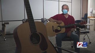 ‘Everyone has a story to tell’ Guitar songwriting class helps recovering veterans [upl. by Reeta]