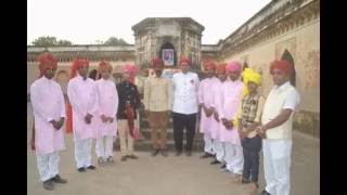 Bajirao Peshwa Samadhi Visit of Shrimant Jeetendra Singh G Gaekwad of Baroda [upl. by Keary]