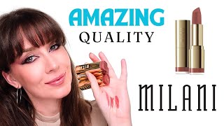 MILANI CLASSIC COLOR STATEMENT LIPSTICK REVIEW amp SWATCHES milanitaly lipstickswatches [upl. by Jerrie579]