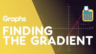 Finding The Gradient Of A Straight Line  Graphs  Maths  FuseSchool [upl. by Carmen265]