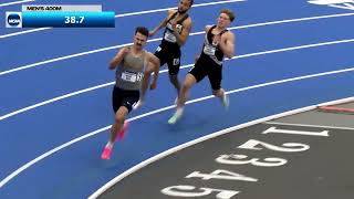 NCAA DII Mens 400m Final  Indoor National Championships [upl. by Yrocej]