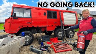 Cutting The Roof Off Our Rare Overlander Expedition Camper Build [upl. by Horowitz535]