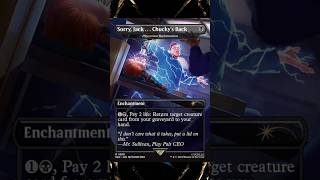 MTG Magic the Gathering TCG Secret Lair x Chucky Childs PlayHalloween Horror crossover drop mtg [upl. by Coh]