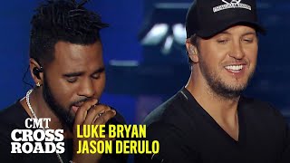 Luke Bryan amp Jason Derulo Perform Trumpets  CMT Crossroads [upl. by Bernadette]