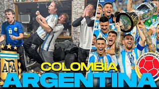 ARGENTINA BICAMPEONA DE AMÉRICA  Reacción de ARGENTINOS a la FINAL [upl. by Nonna120]