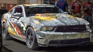 1200hp TWIN TURBO Mustang vs THE STREETS [upl. by Aicilram820]