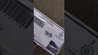 Driving licence Unboxing of WB Govt driving license drivinglicenseunboxing wbdrivinglicense [upl. by Johnath]