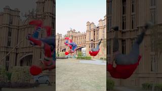 Webstar with spider Man😮😳viralvideo youtubeshorts stunt [upl. by Pubilis]