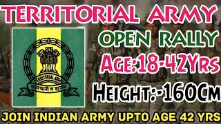 Territorial Army 2024Age1842YrsHeight160CmOpen Rally Date 4 Nov 2024 At PRS Ground Tamilnadu [upl. by Anole]