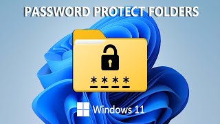 Password Protect Any Folder on Windows Without Any Software [upl. by Latrell]